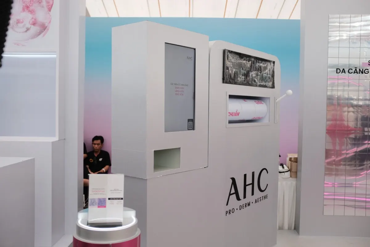 Máy phát mẫu tại gian AHC, TikTok Beauty Fest 15/8/2026